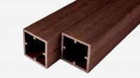 Столб заборный Groentec 3000x120x120 мм Шоколад
