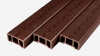 Перило Groentec 3000x92x45 мм Шоколад Альта-Профиль